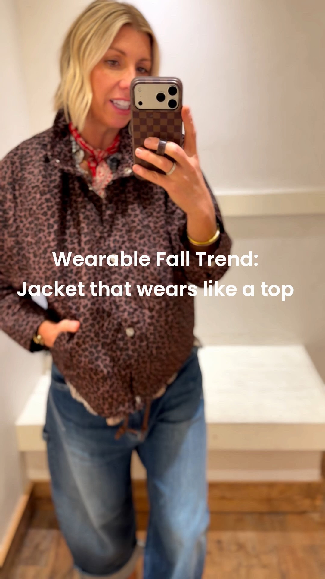 Wearable fall trend:
Jackets that wear like a top.
This lightweight Leopard print windbreaker is the perfect outfit maker jacket for fall. The neutral print adds interest, but goes with so much. I love this look paired with barrel jeans and a ballet flat. 

Get your true to size in this @Anthropologie jacket ￼

#LTKOver40 #LTKSeasonal #LTKBump