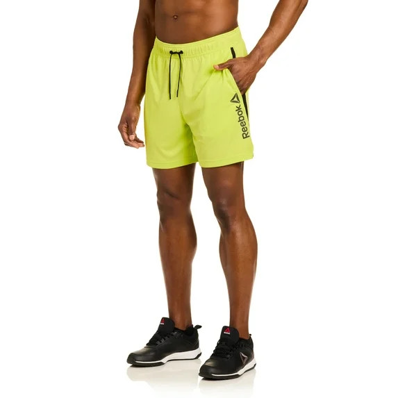 Reebok Men's and Big Men's Champion Knit Performance Shorts, 6" Inseam, S-3XL | Walmart (US)