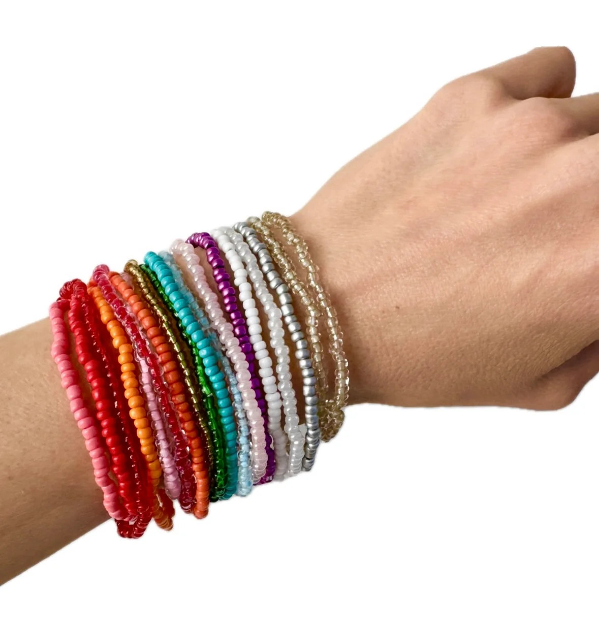 Wildflower Fields Bracelet stack (set of 14 bracelets) | Erin McDermott Jewelry