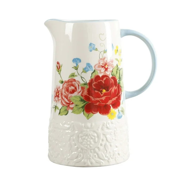 The Pioneer Woman Sweet Rose White 2.1-Quart Pitcher | Walmart (US)