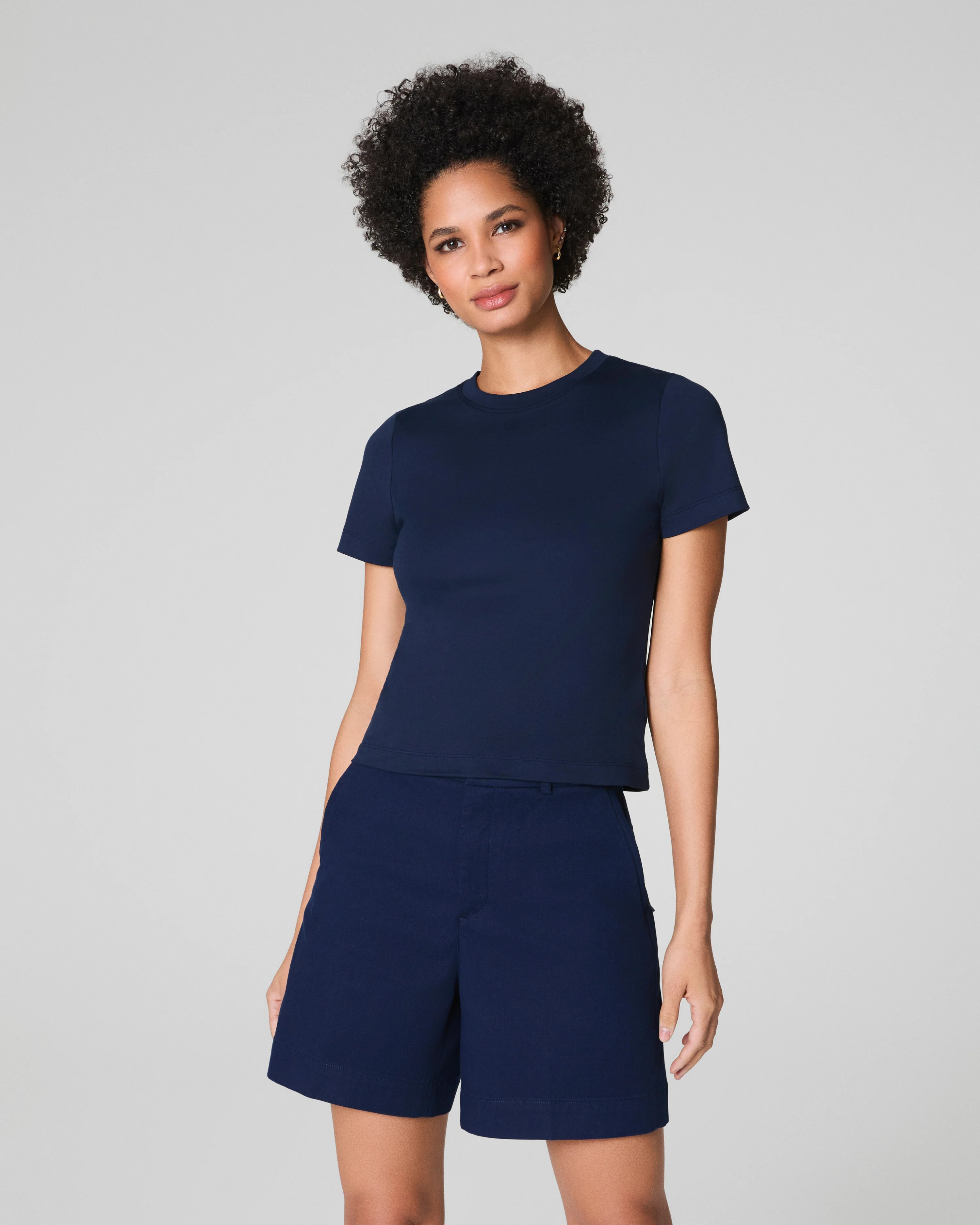 Cotton Crewneck Tee | Spanx