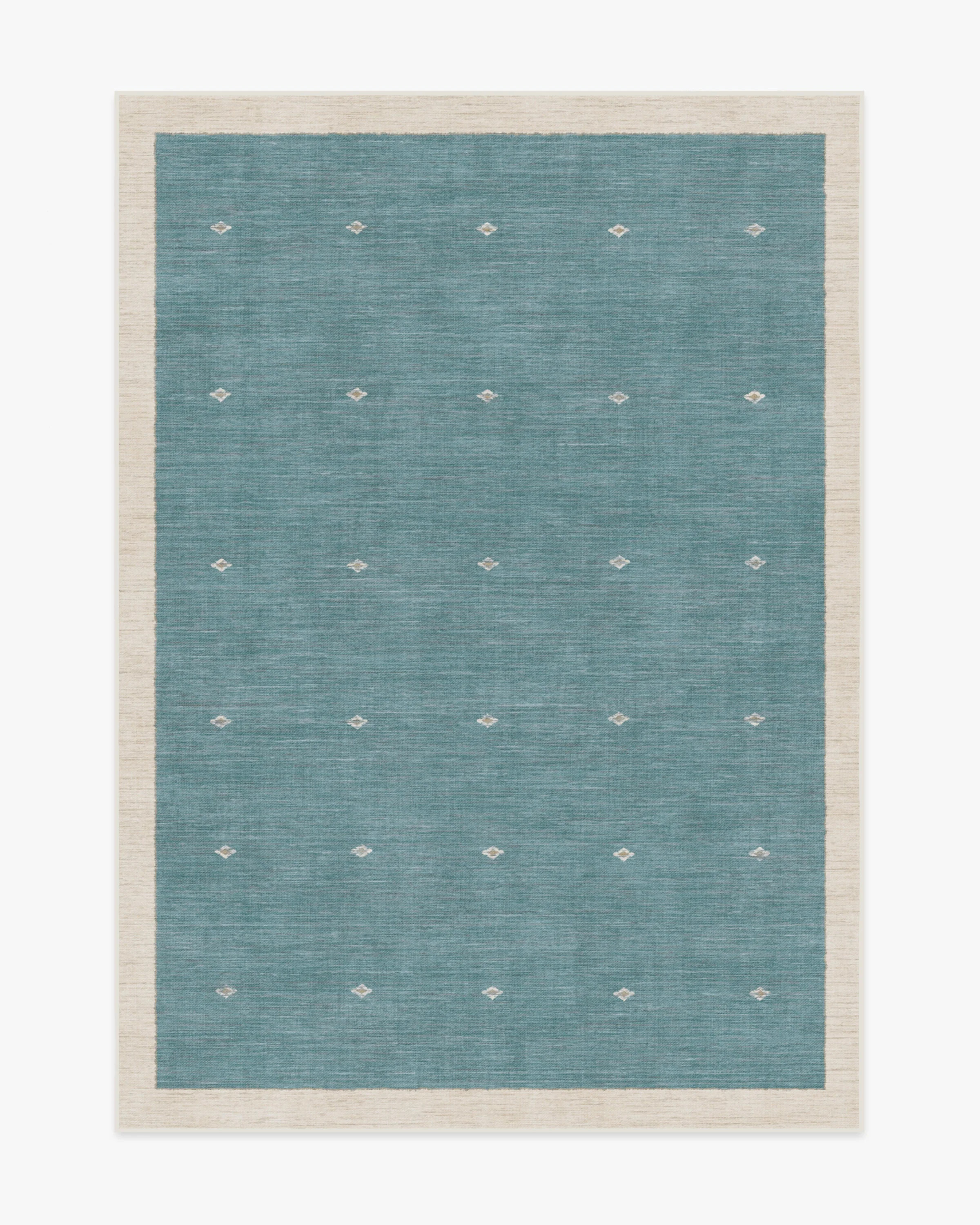 goop Luna Soft Teal Tufted Rug | Ruggable | Ruggable