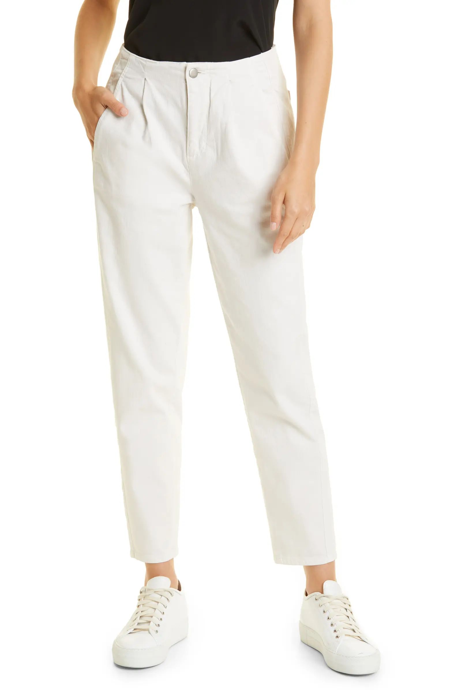 Eileen Fisher High Waist Stretch Organic Cotton Ankle Jeans | Nordstrom | Nordstrom