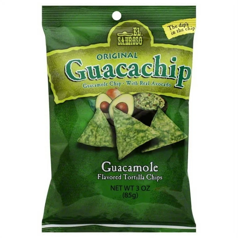 Guacachips Original Guacamole Tortilla Chips, 3 oz. | Walmart (US)