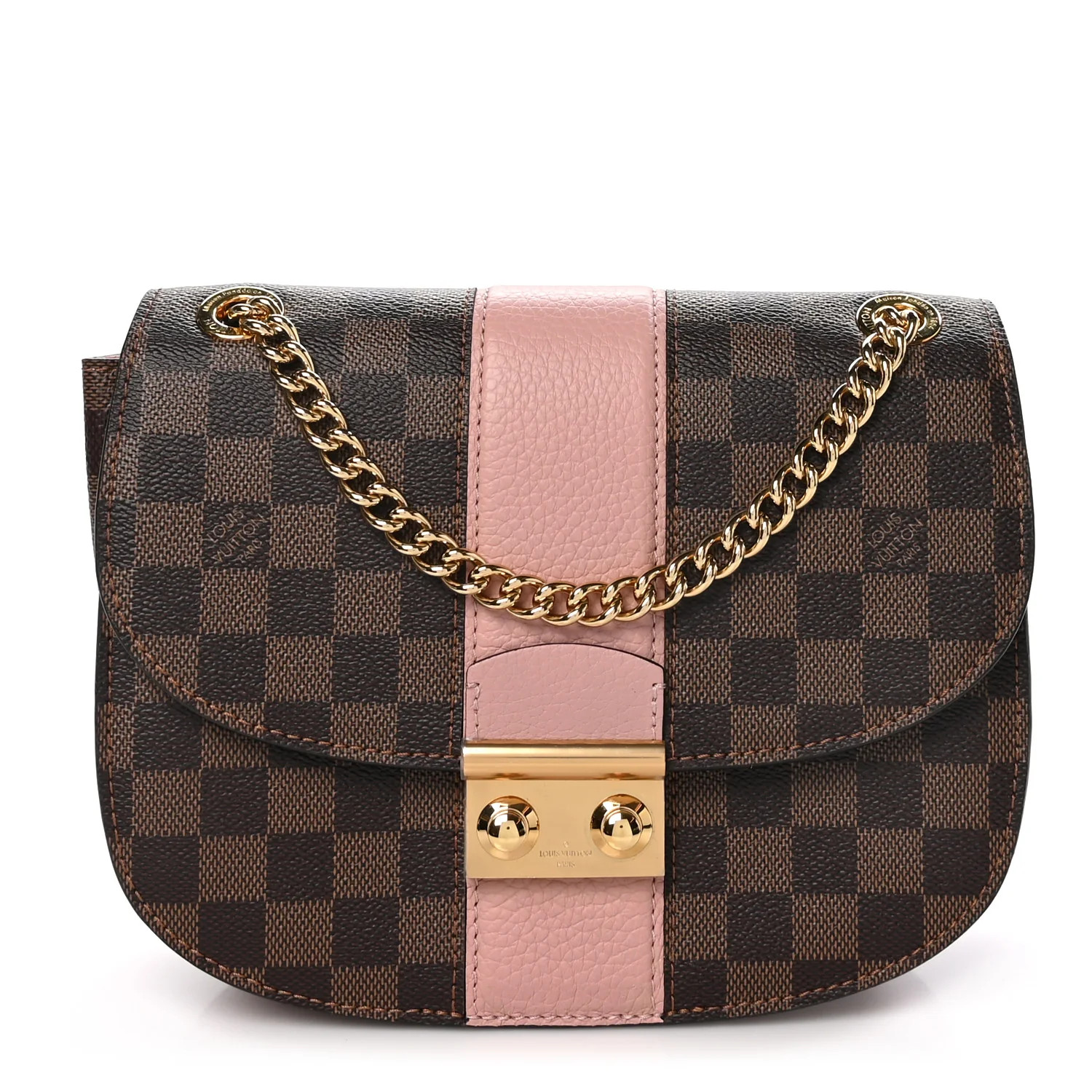 Damier Ebene Cuir Taurillon Wight Magnolia | FASHIONPHILE (US)