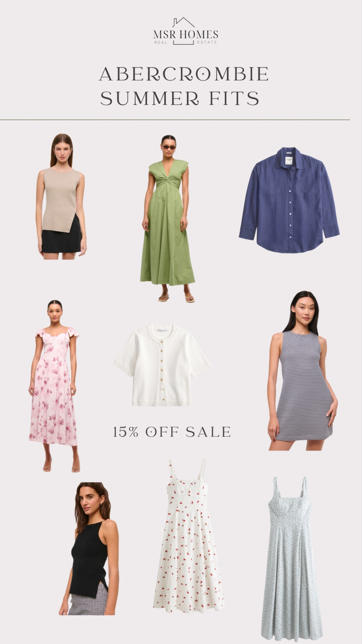 Summer wardrobe refresh ☀️✨ Abercrombie is having  15% off and these pieces are perfect for the season! #AbercrombieStyle #SummerSaleFinds”

#LTKSeasonal #LTKStyleTip #LTKHome