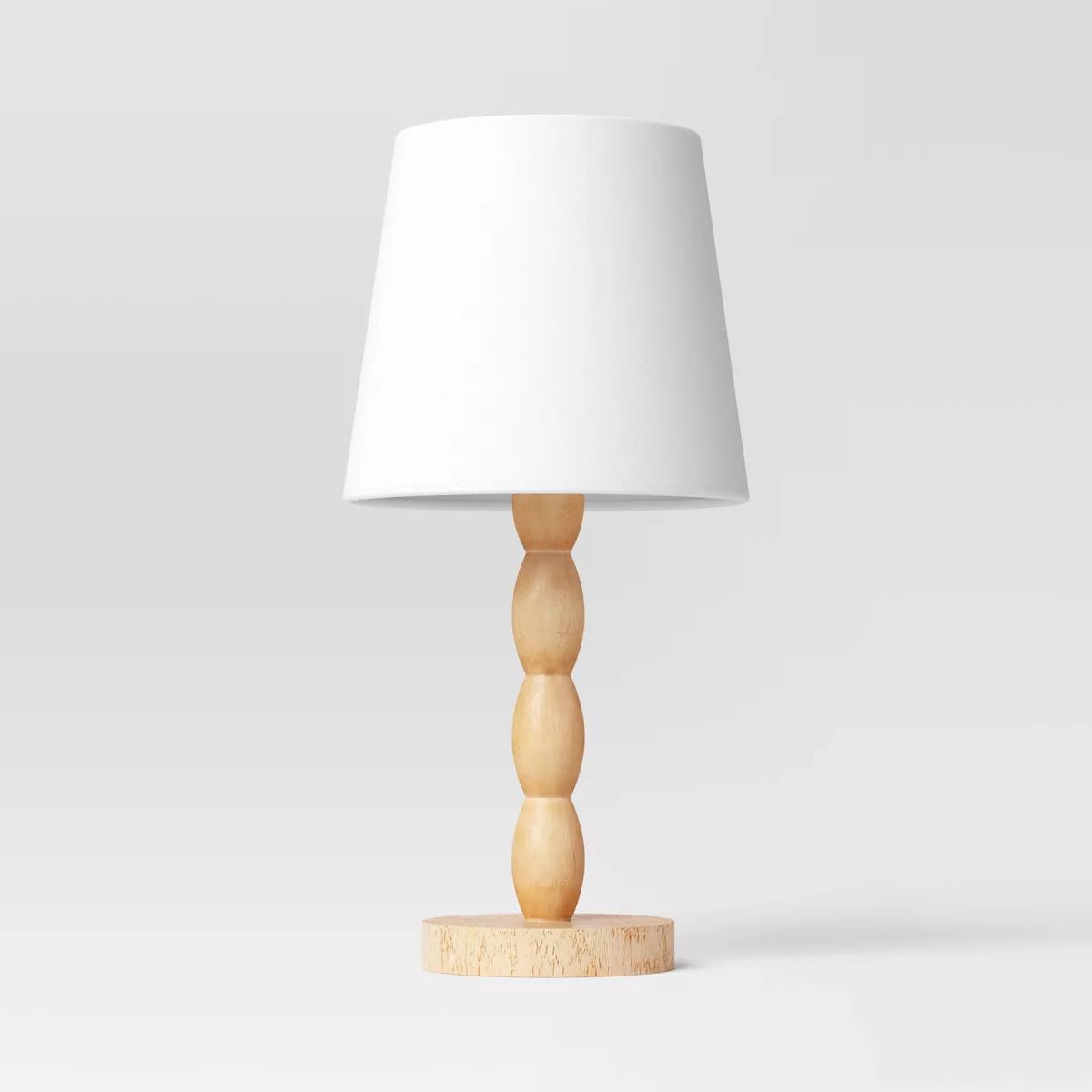 Turned Wood Stick Lamp Brown - Room Essentials™: ETL Listed, No Assembly, Modern Design, Polyre... | Target