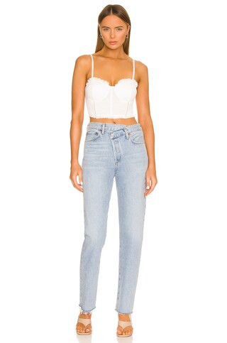 Oaklynn Bustier Corset Top in White | Revolve Clothing (Global)