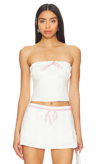 Ayla Top in White | Revolve Clothing (Global)