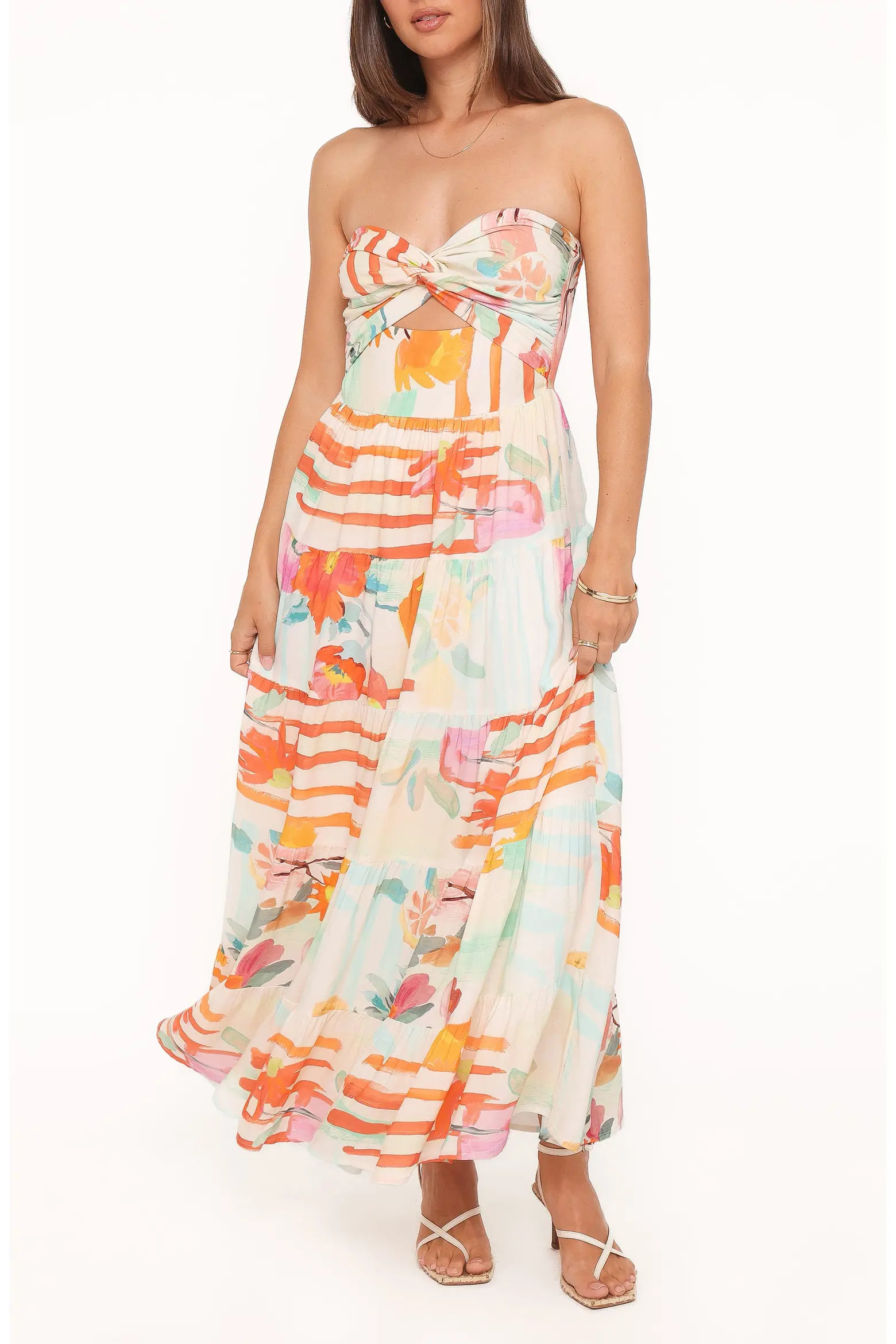 Petal & Pup Sitara Strapless Midi Dress (Women) | Nordstrom | Nordstrom