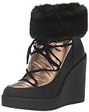 Jessica Simpson Women's Myina Wedge Fur Bootie Ankle Boot | Amazon (US)