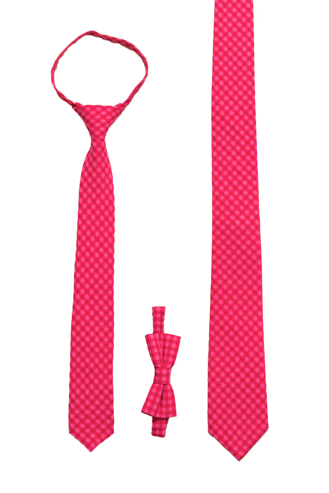 Ties in Hailey Pink Gingham | Ivy City Co
