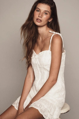 ASTR The Label Kelley Lace Mini Dress | Anthropologie (US)