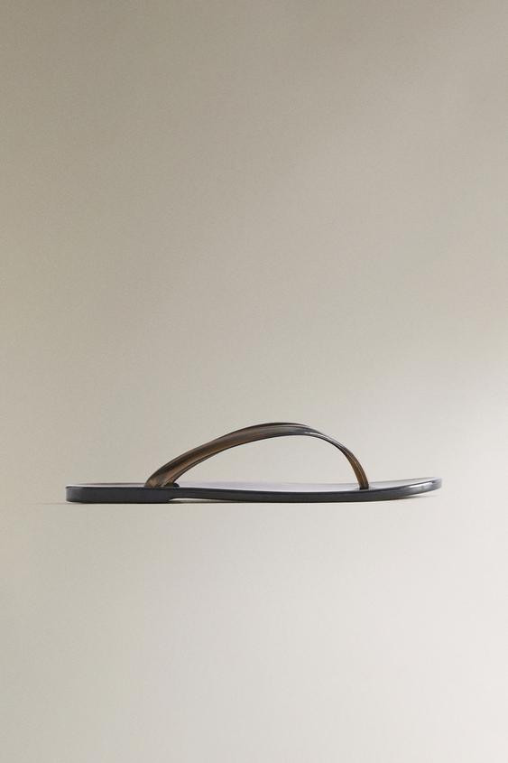 FLAT JELLY SANDALS | Zara UK