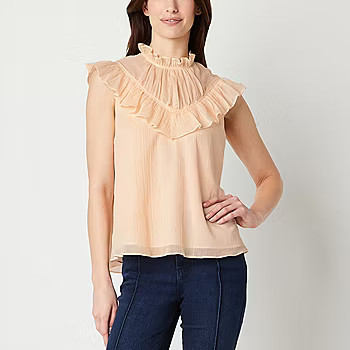 new!Ryegrass Womens High Neck Sleeveless Blouse | JCPenney