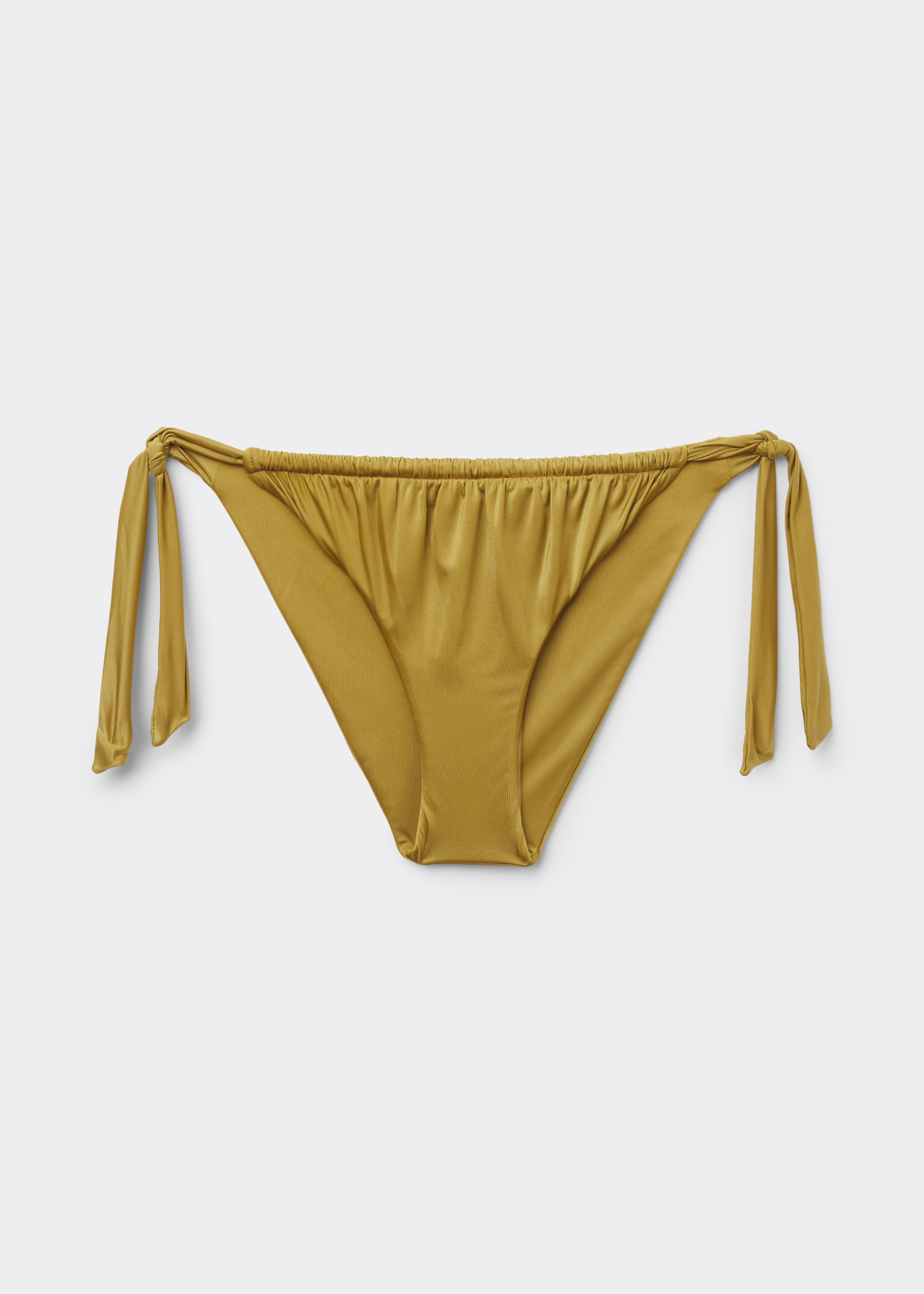 Bikini Briefs with Side Ties Shiny Satin | Calzedonia US