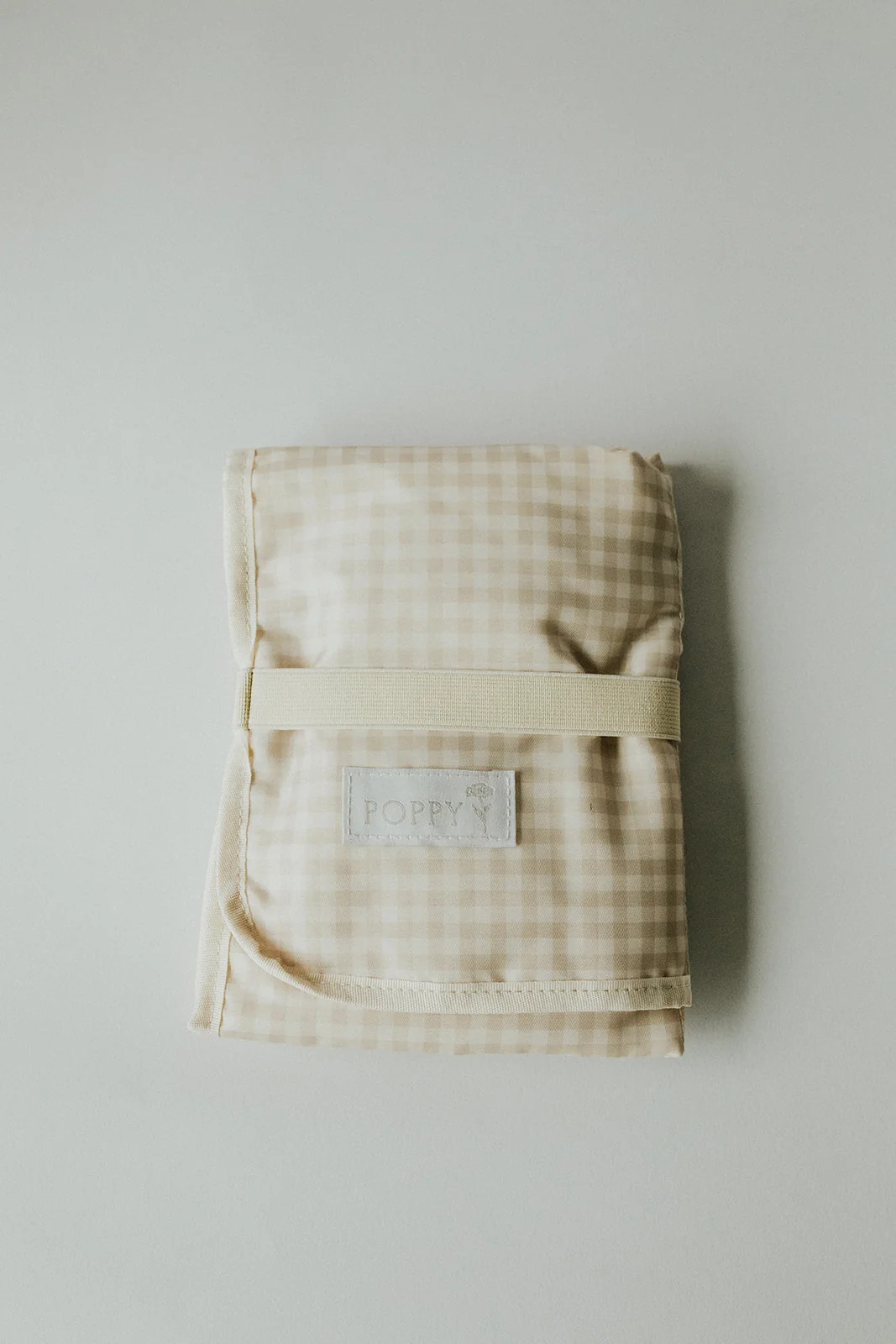Wipe-clean changing mat (Gingham) | The Poppy Brand