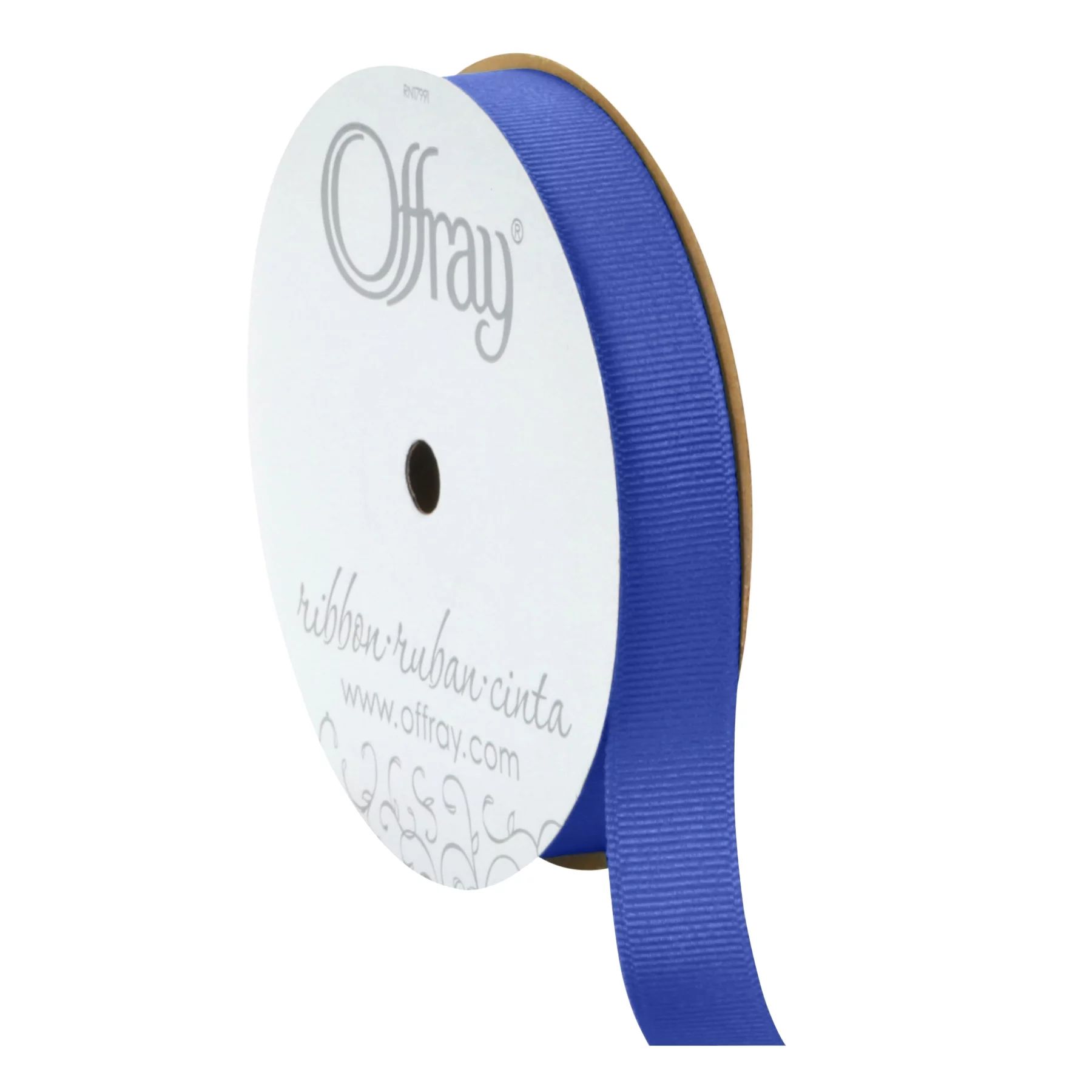 Offray Ribbon, Century Blue 5/8 inch Grosgrain Polyester Ribbon, 18 feet | Walmart (US)