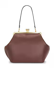 Coach Kisslock Frame Bag in Dark Brown from Revolve.com | Revolve Clothing (Global)