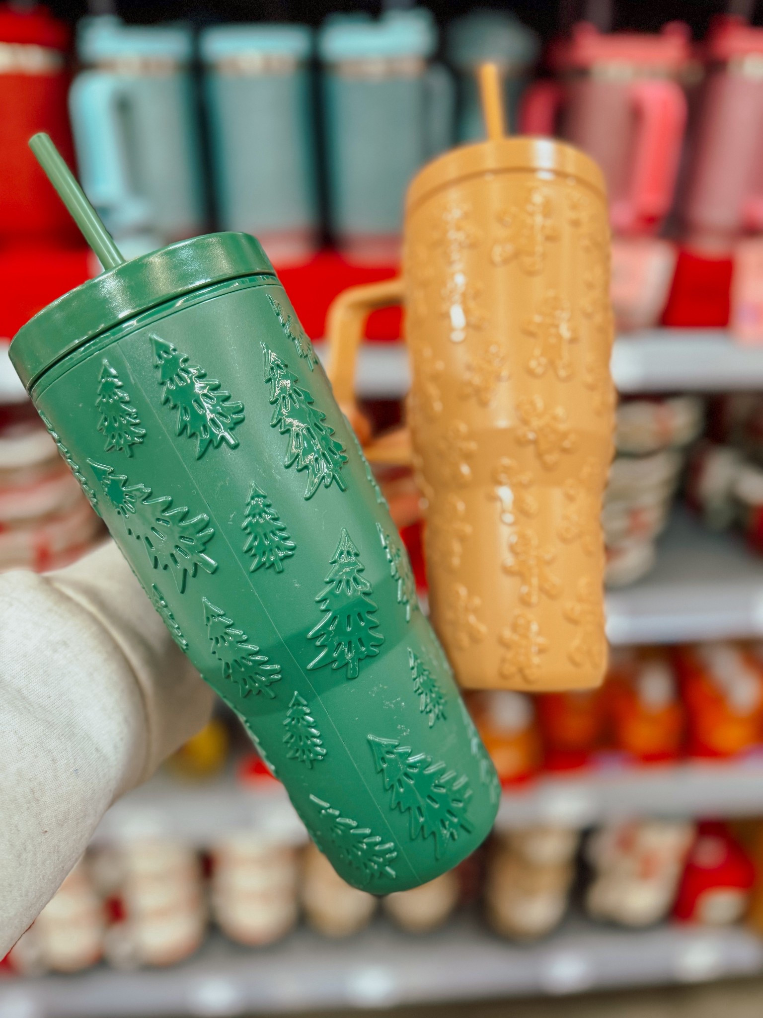 Cute $7 holiday tumblers! Would make a great gift- stuff with candy and a gift card 

#LTKGiftGuide #LTKHoliday
