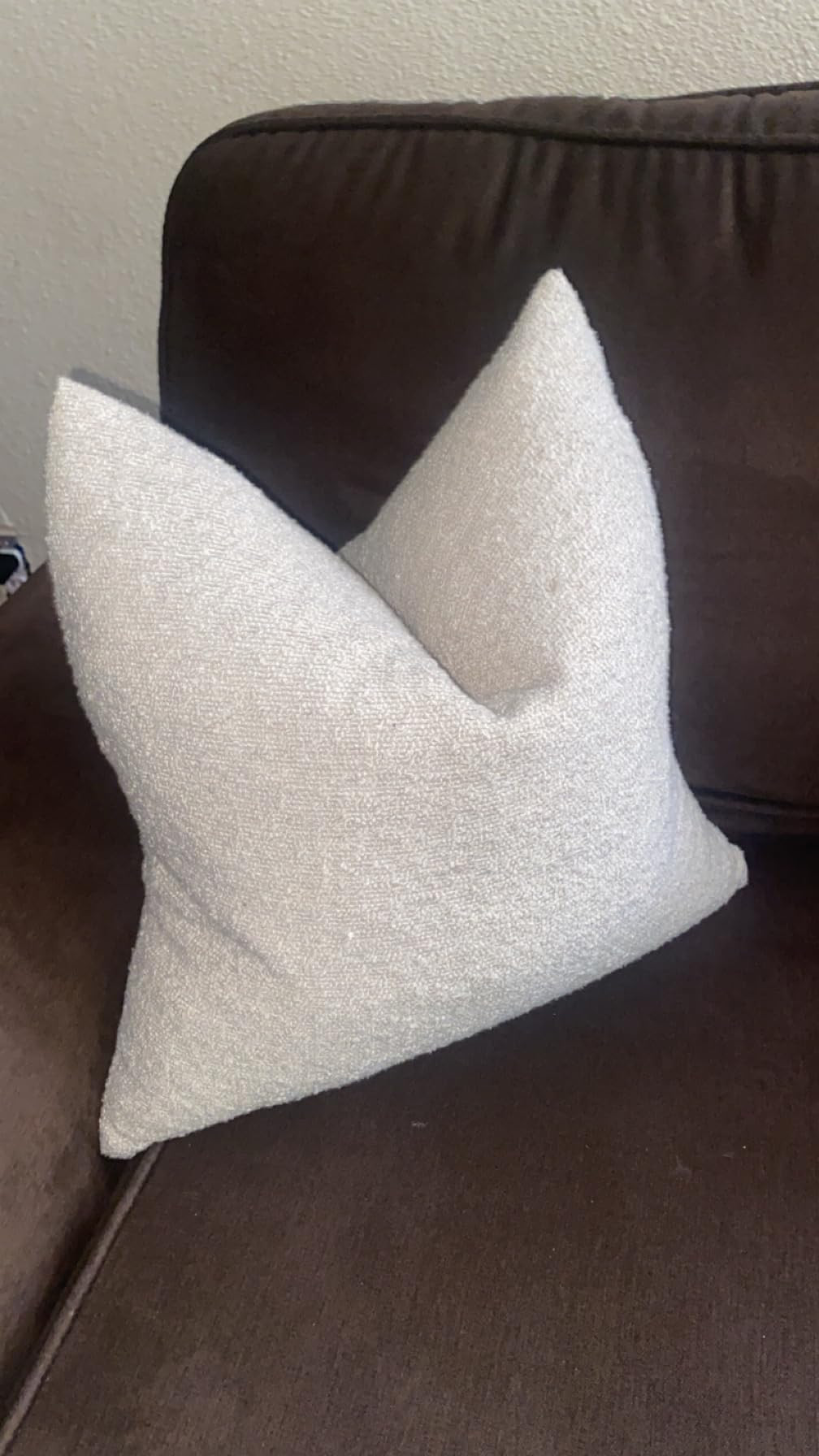 22x22 Decorative Throw Pillow Inserts-Down Feather Pillow Inserts-Square-Cotton Fabric-Set of 2-W... | Amazon (US)