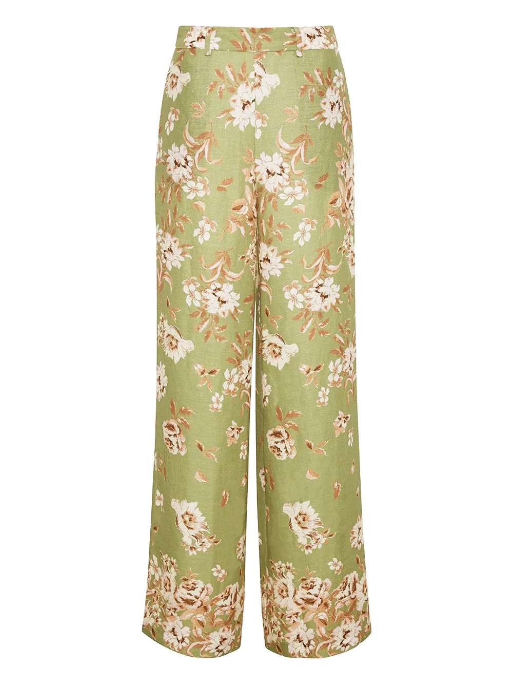 Mayflower floral-print linen trousers | Farfetch Global