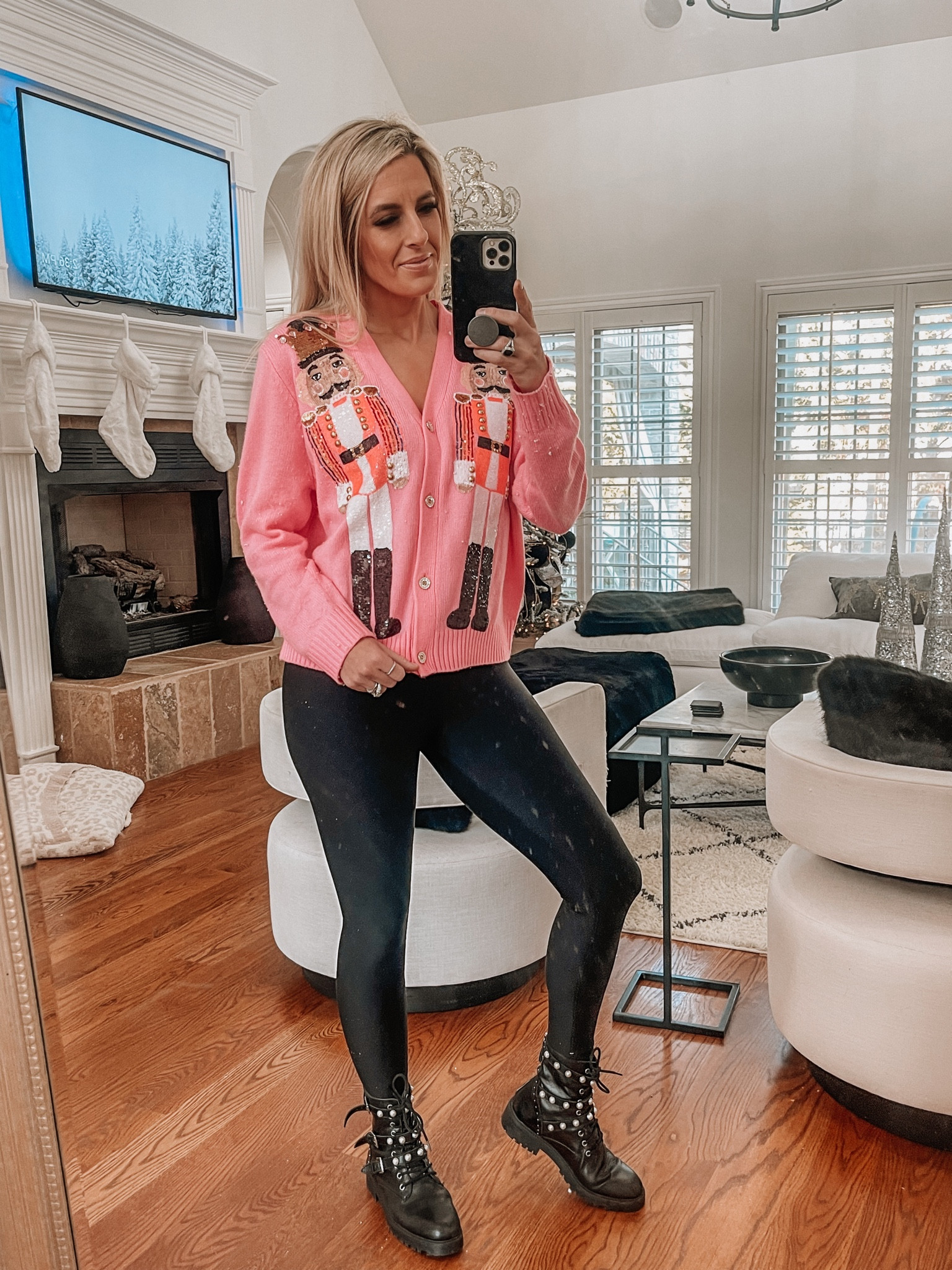 Christmas Sweater, Holiday wear, Christmas, Sequin, Sequin Pants, pink sweater, home, RH home, Christmas decor, Christmas decorations 

Follow my shop @Cavenderandco on the @shop.LTK app to shop this post and get my exclusive app-only content!

#liketkit #LTKHoliday #LTKstyletip #LTKhome
@shop.ltk
https://liketk.it/3Vxpe

#LTKstyletip #LTKSeasonal #LTKHoliday