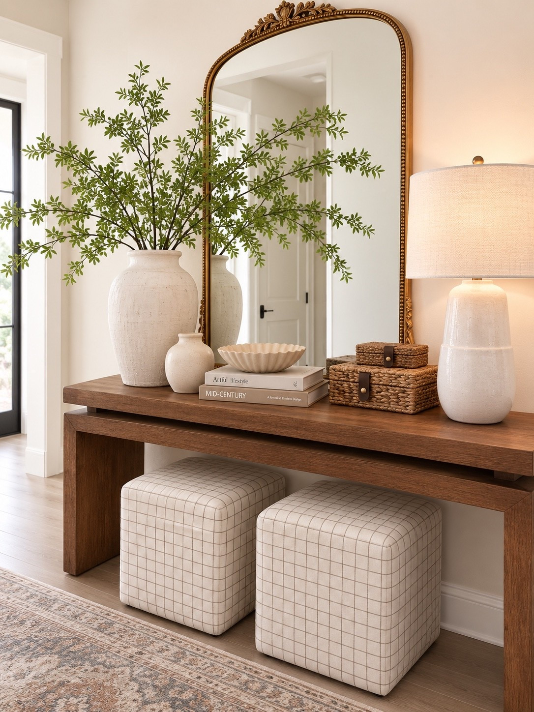 Entryway Decor | Neutral Console Table Styling | Pottery Barn Inspired

#LTKSaleAlert #LTKHome #LTKU