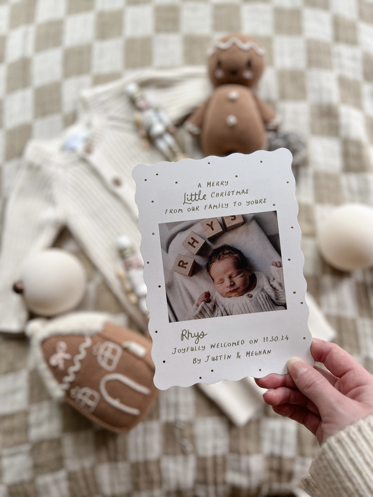 The perfect Christmas card and baby announcement all in one 

#LTKHoliday #LTKBaby