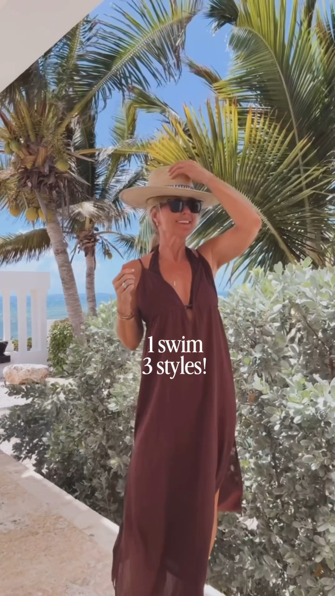 1 swim! 3 styles! Love all of these looks.

Coverup: xs
Swim: small
Sarongs: one-size 

#LTKOver40 #LTKSwim #LTKTravel