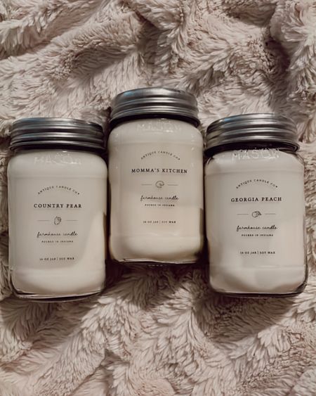 Current favorite scents from Antique Candle Co!!! The yummiest nontoxic farmhouse candles 🕯️🤍

#LTKSeasonal #LTKhome #LTKfindsunder50