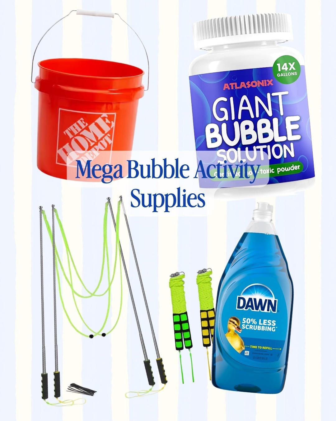 This giant bubble mix is such a hit! It’s easy to mix together and the kids played with these all afternoon!

#LTKmomlife #LTKKids