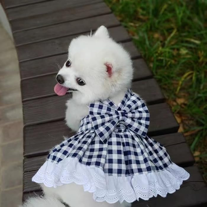 Plaid Pet Dress - Cute Dog & Cat Checkered Outfit | Amazon (US)