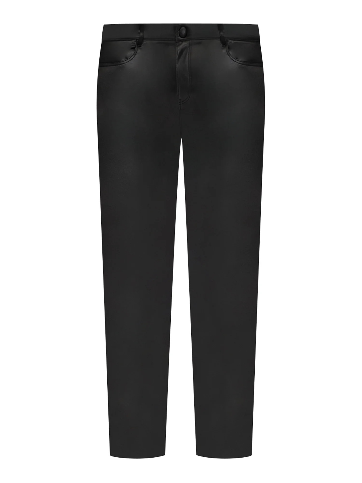 ELOQUII Elements Women's Plus Size Faux Leather Flare Leg Pants - Walmart.com | Walmart (US)