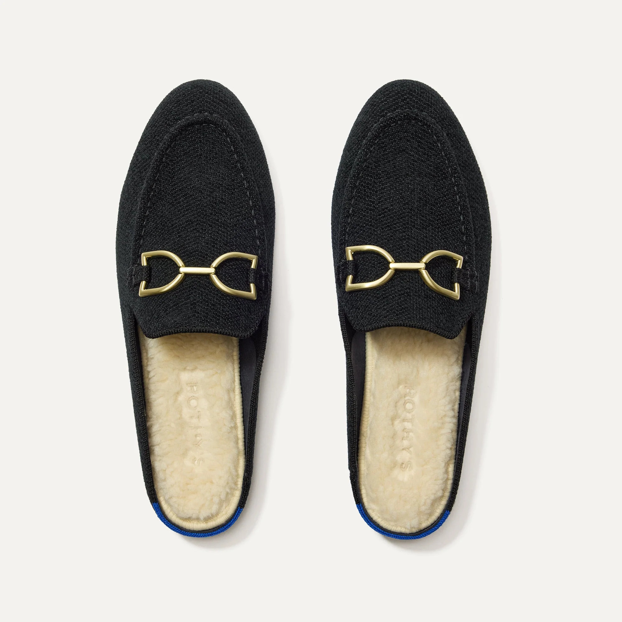 Women's ReVelvet™ Cozy Bit Loafer Mule in ReVelvet™ Black | Rothy's | Rothy's