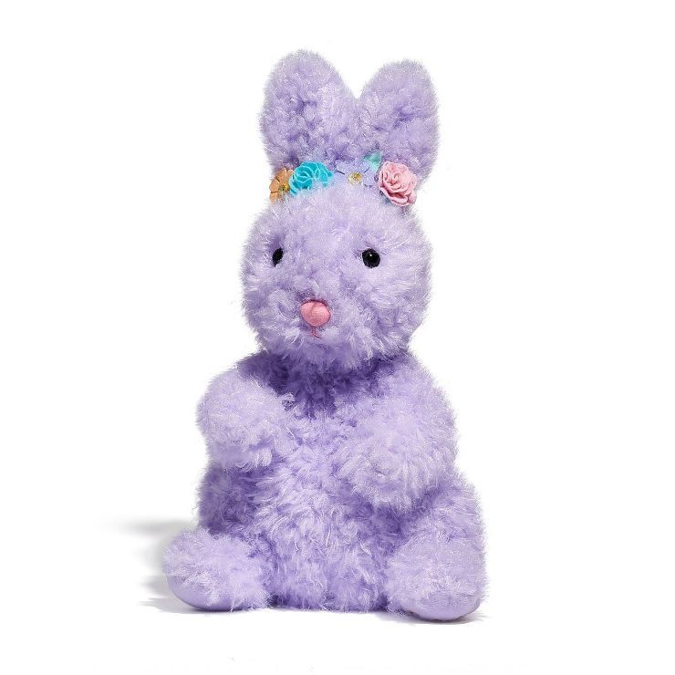 FAO Schwarz 10" Bunny with Flower Crown Toy Plush | Target