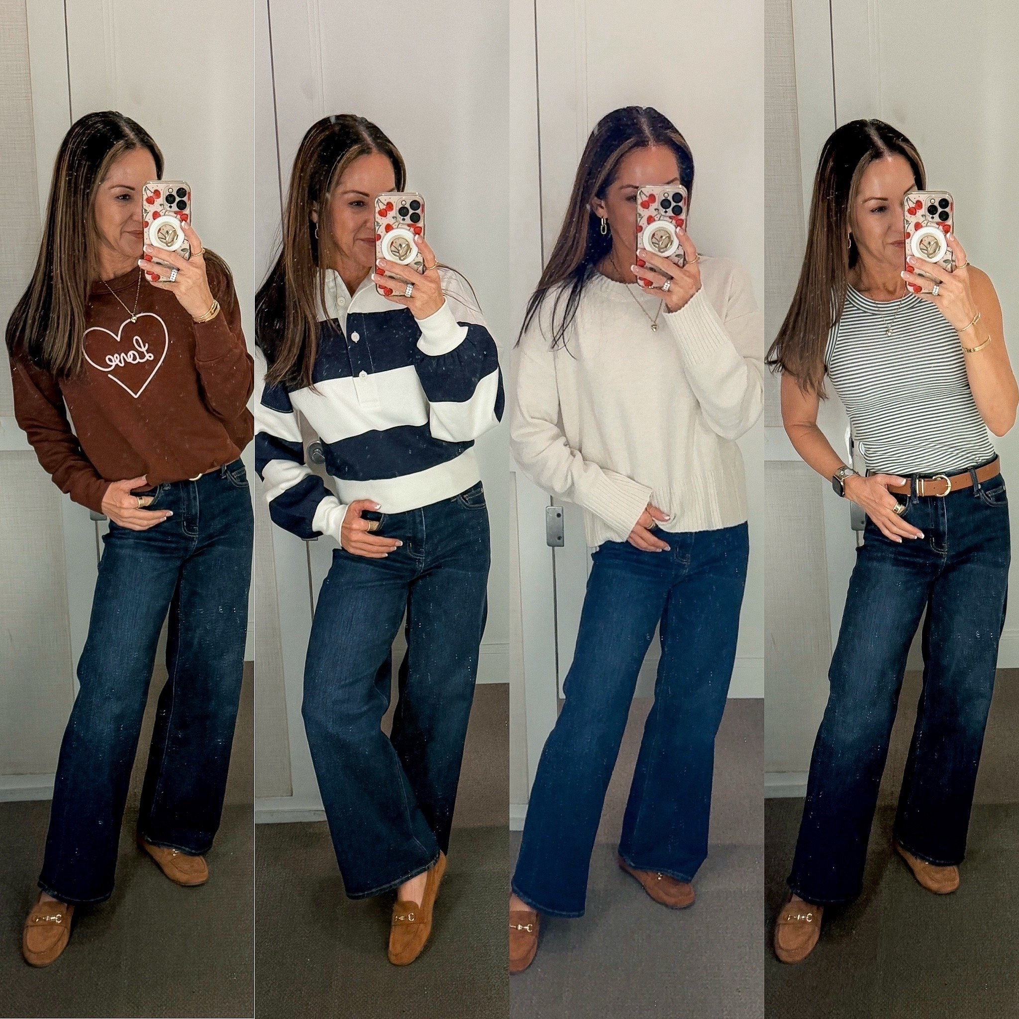 SALE 40% OFF + EXTRA 25% OFF! PRICE AS MARKED!
PLUS FREE SHIPPING 
Loft spring tops try on. Petite & regular lengths. Cute long sleeve bubble hem sweatshirt XS, everyday sweater XS, Collard Rugby XS, Tank XS. For Reference I’m 5’1”, 108lbs
Jeans 25 in 28” length. Shoes TTS

Spring outfits, spring outfit inspo, easy outfits, spring sweaters, EverydayHolly 

#LTKSaleAlert #LTKootd #LTKSeasonal