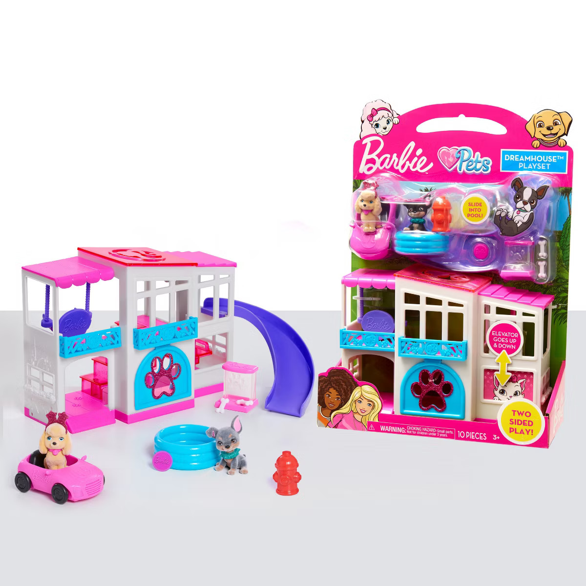 Barbie Pets Dreamhouse Playset: Animal Figure Doll Set for Gross Motor Skill Development | Target