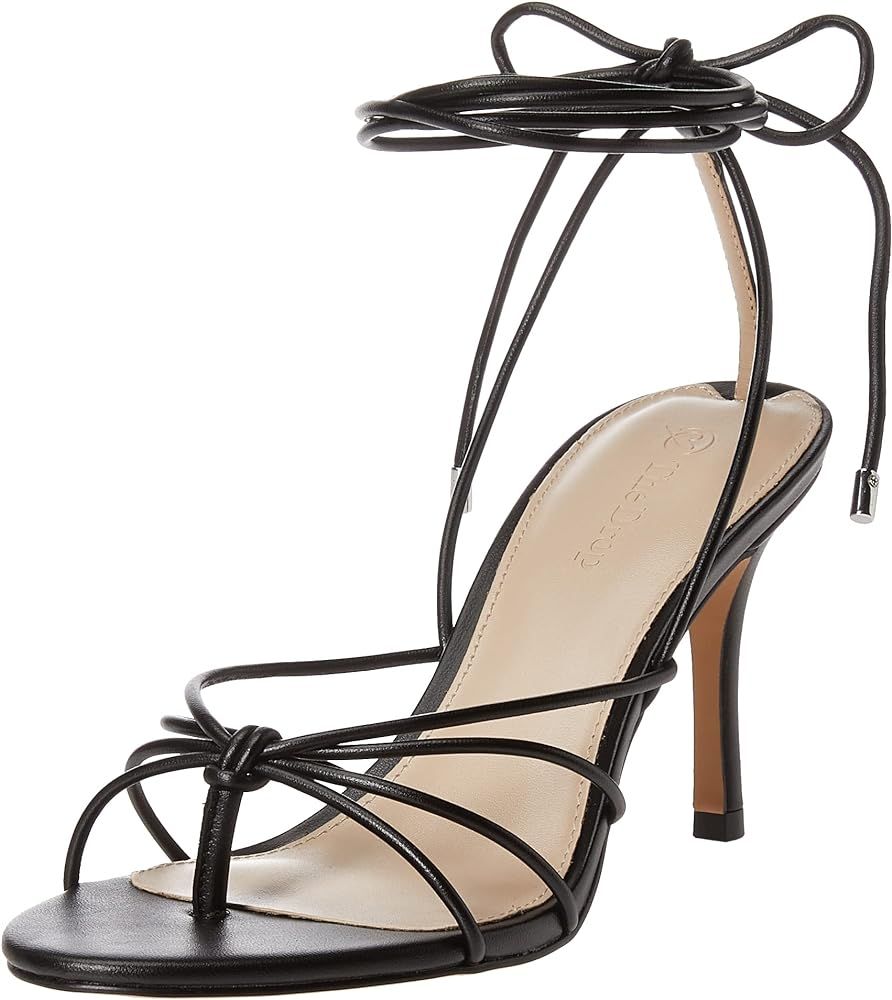 The Drop Women's Archie Lace-up Strappy Heeled Sandal Open Toe Heels | Amazon (US)