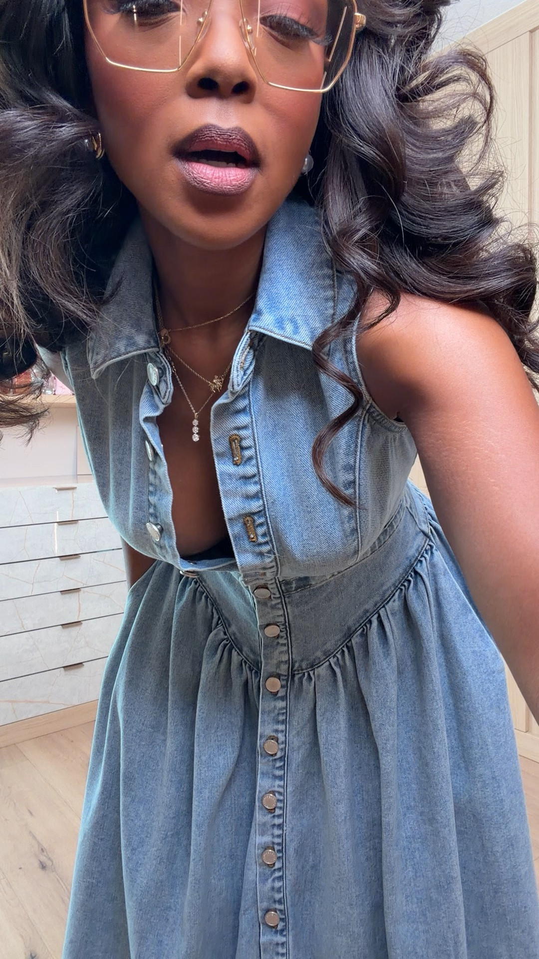 Hi Babes!

A denim dress is one of those wardrobe staples that never lets you down 👖✨

I love how this one gives you the polished look of a complete outfit while still feeling effortless and comfortable. Paired with sneakers, it has that cool-girl casual vibe that's perfect for everyday wear, travel, and weekend plans.

Where to wear this:
• Weekend brunch
• Running errands
• Travel days
• Casual lunch dates
• Farmers markets
• Summer sightseeing

This is exactly the kind of piece I look for when building a wardrobe because it's easy to style multiple ways. Add sneakers for a casual look, sandals for vacation, or wedges to dress it up. The cost per wear on pieces like this is always worth it.

Everything is linked below.

xx Kira | IG: KirasFashionFinds

34D - 27 - 40 • Size Small or 4
