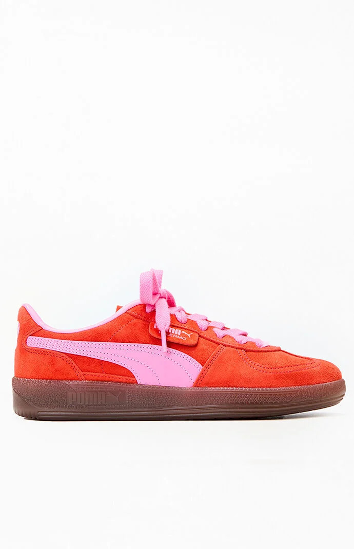 Puma Women's Red Palermo Sneakers - Size 8 | PacSun