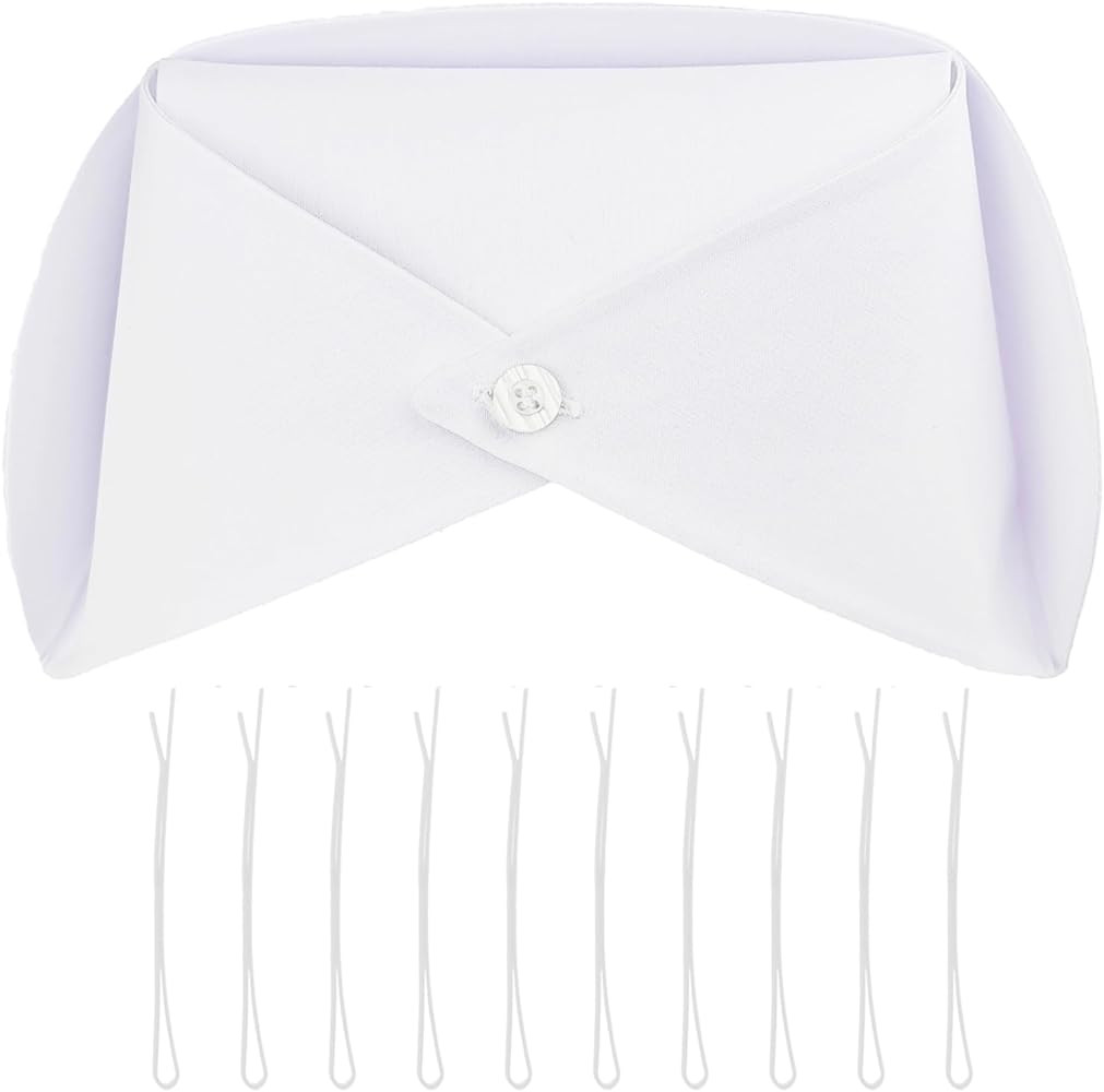 1/3/5/10 Pack White Nurse Hat Headband Nurse Cap Costume and 10 Pins | Amazon (US)