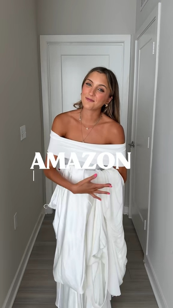 Amazon white bridal dresses / bride to be dresses. All under $70 💍

#LTKWedding #LTKootd
