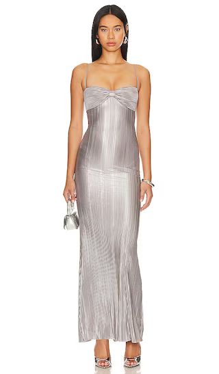 Mya Gown in Silver Gray | Revolve Clothing (Global)