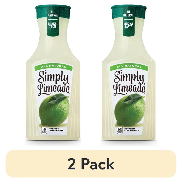 (2 pack) Simply Limeade Bottle, 52 fl oz | Walmart (US)