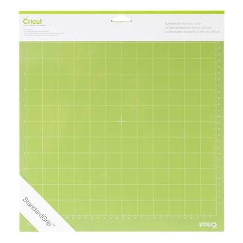 Cricut StandardGrip Cutting Mat, 12”x12” (2pc) – Compatible with Cricut Machines – Rubber Adhesive Mats Grip Material During Cutting - Easily Remove Once Complete – Perfect for Medium-Weight Materials | Amazon (US)