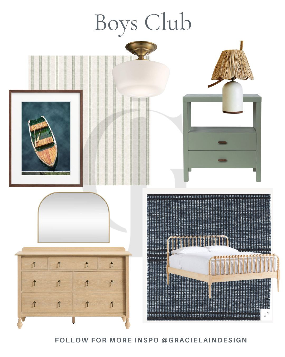 Where tradition meets adventure 🌊📚 This nautical-inspired boys’ room balances classic design with a relaxed vibe perfect for reading, dreaming, and growing. Shop all the coastal details and let Gracie Lain Design bring this casual cool style to your home. #ltkhome #boysbedroom #nauticaldecor #classiccoastal" 

 #LTKSummerEdit #LTKHome #LTKStyleTip