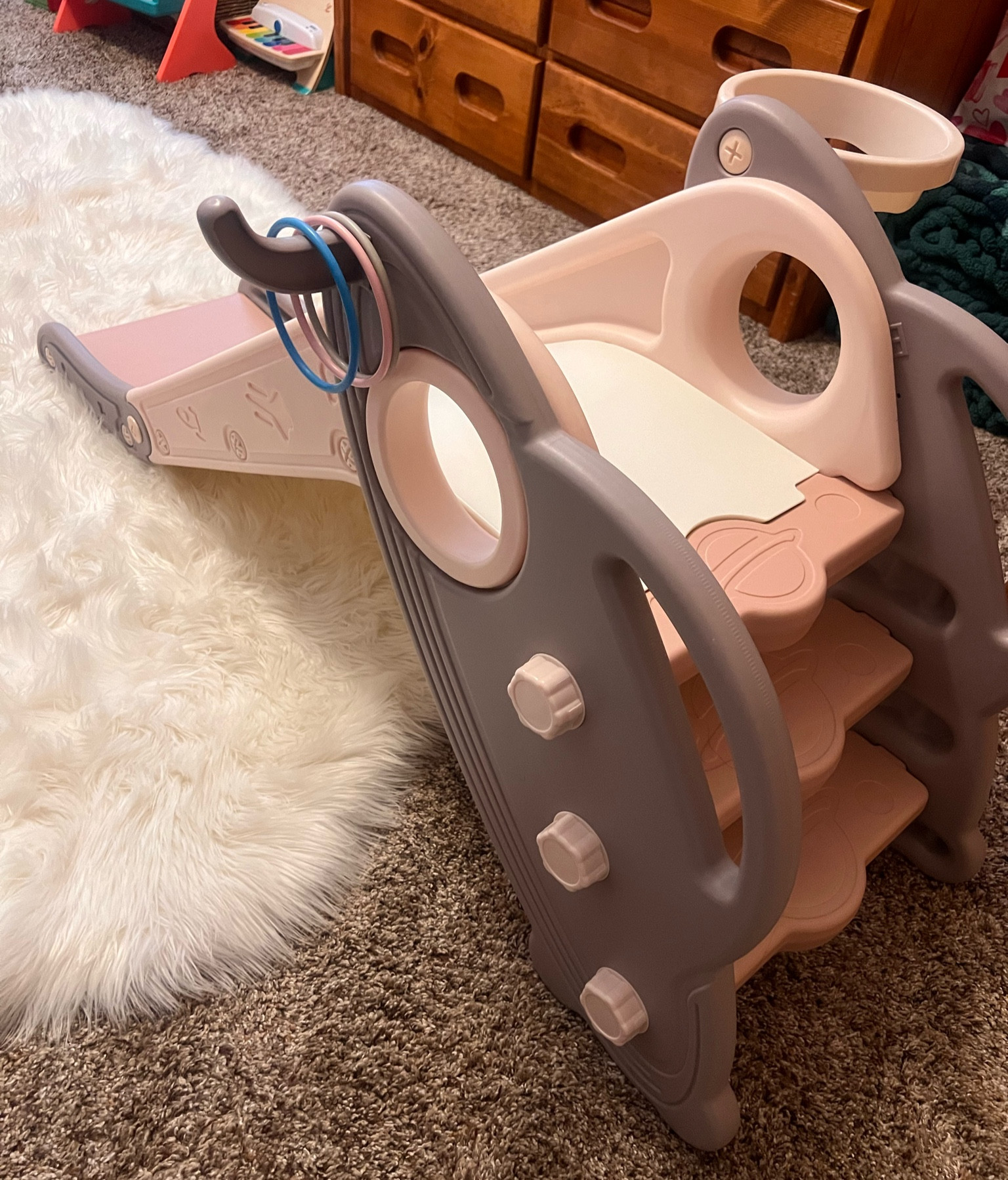 The perfect spring toy for the toddler in your life! Indoor/outdoor slide keeps baby girl entertained. 

#LTKkids #LTKfamily #LTKbaby