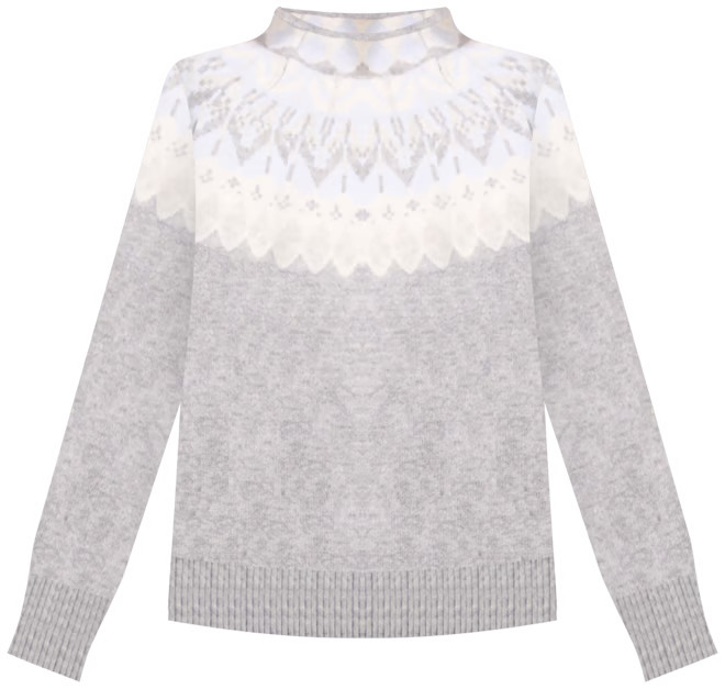 Women's Fair Isle Long Sleeve Mock Neck Sweater | Macy's