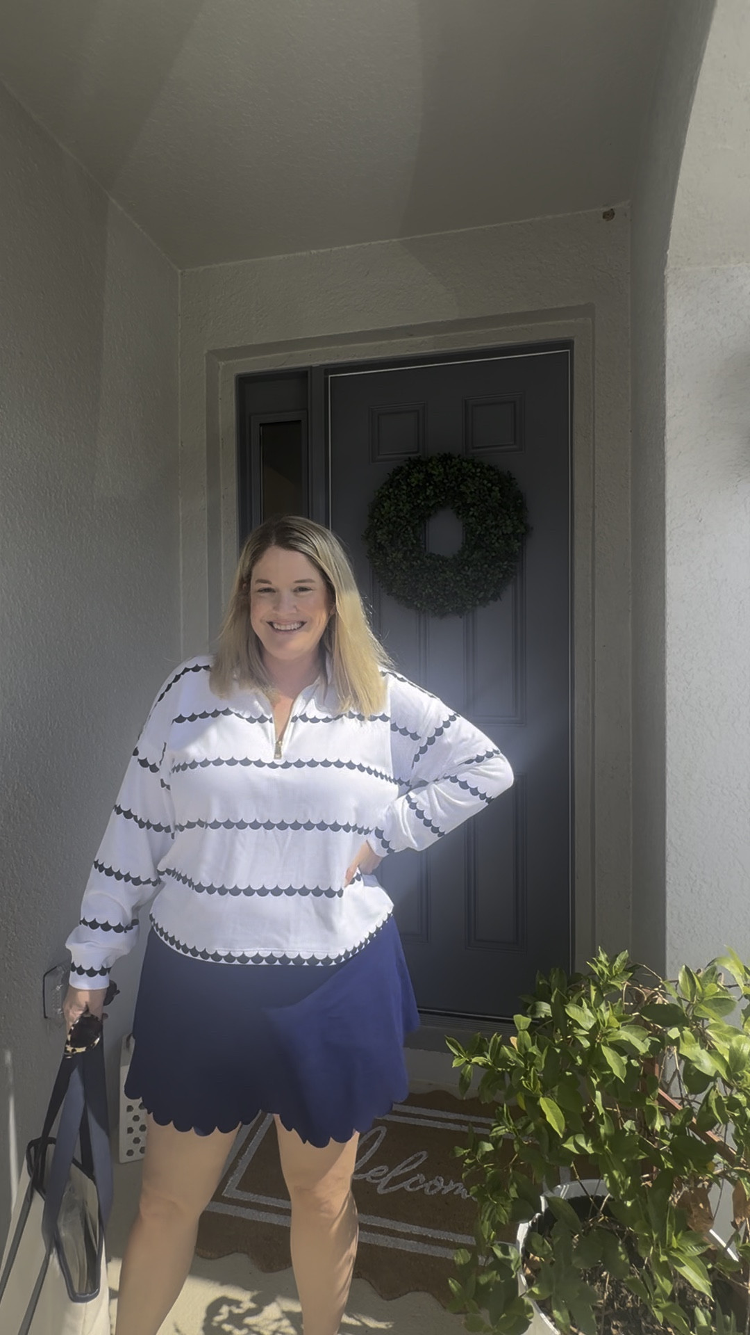 Will be wearing this on repeat all spring! The price is under $30 and it comes in pink and white too! 

#belk #crownandivy

#LTKFindsUnder50 #LTKMidsize #LTKSaleAlert